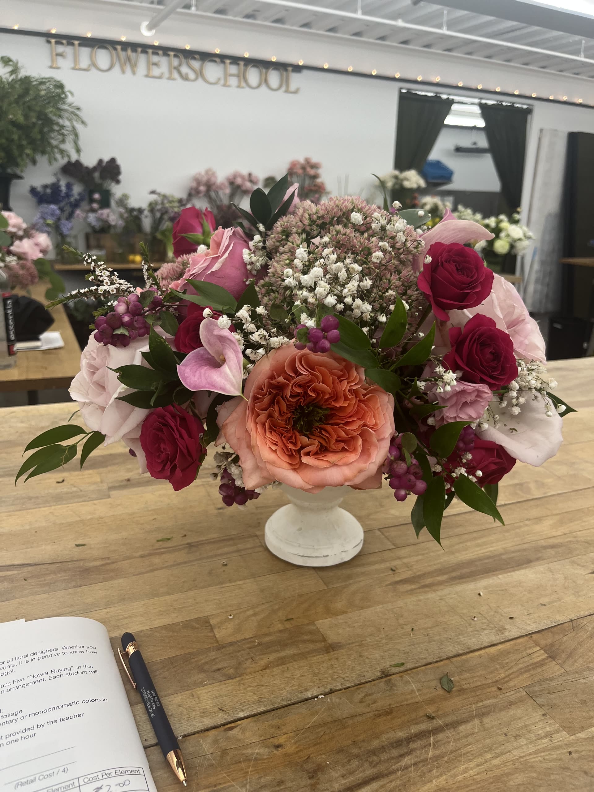 Color harmony composition – FlowerSchool NYC